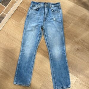 7 For All Mankind Easy Slim Cropped Jeans size 26